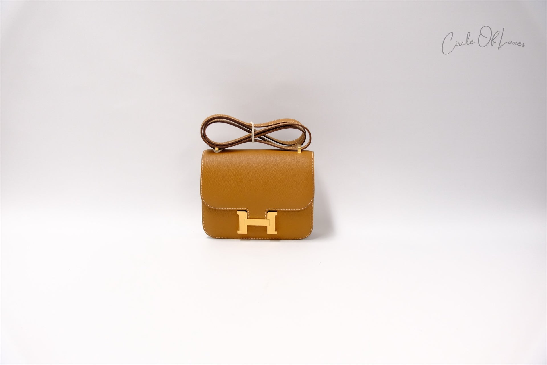 HERMES CONSTANCE MINI GOLD ON GHW