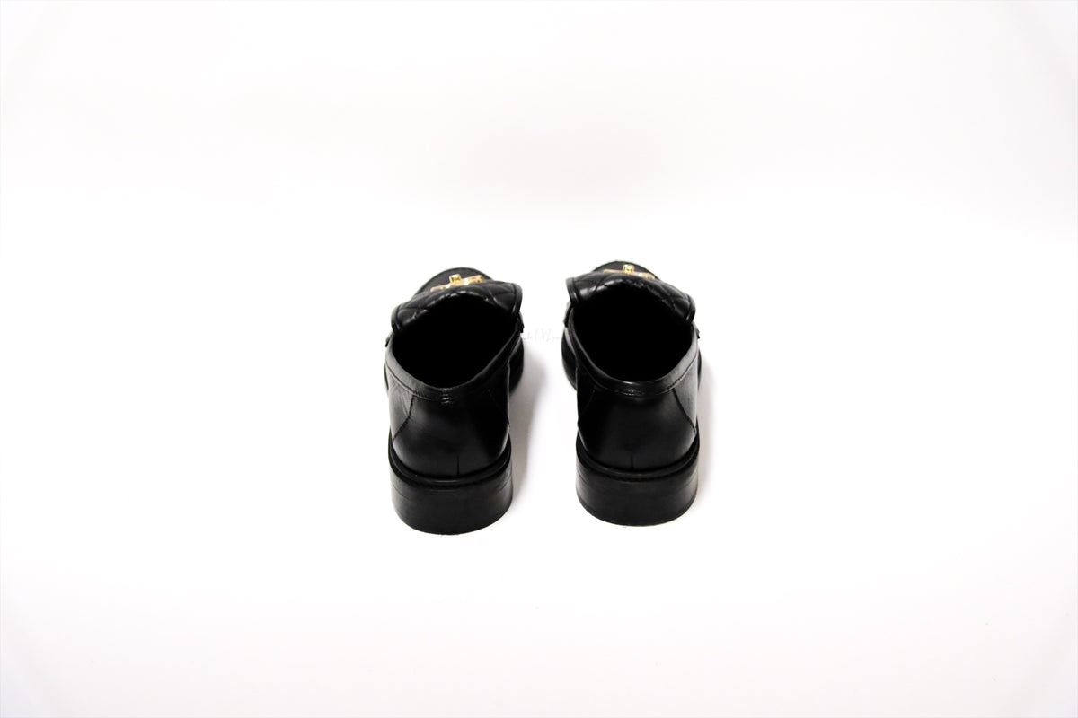 CHANEL LOAFER BLACK SIZE 41