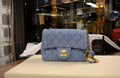 MINI SQUARE DENIM PEARL CRUSH