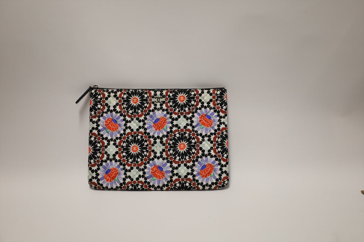 CHANEL PARIS DUBAI CANVAS MUTIL COLOUR OCASE