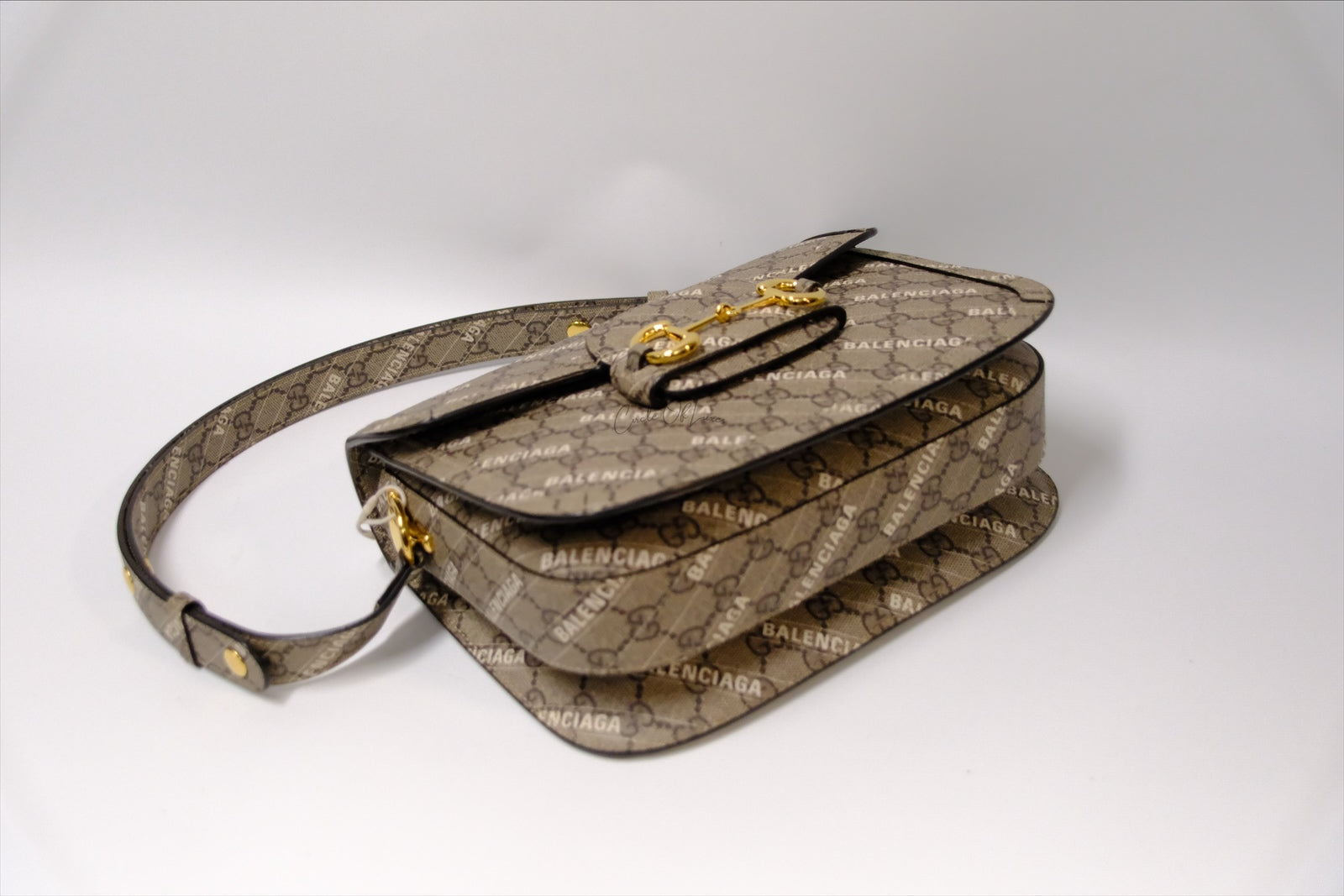 GUCCI X BALENCIAGA HAVKER PROJECT HORSEBIT SHOULD BAG