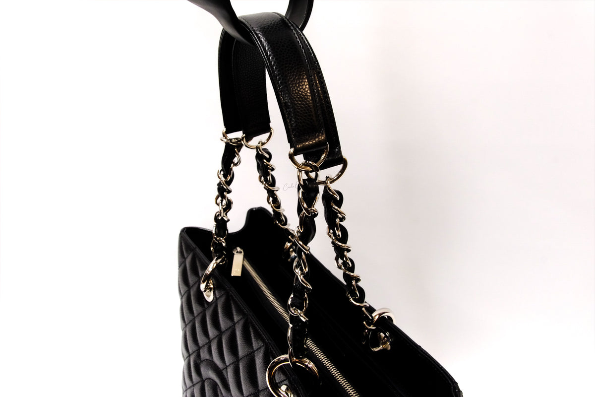 CHANEL BLACK GST CAVIAR SHW