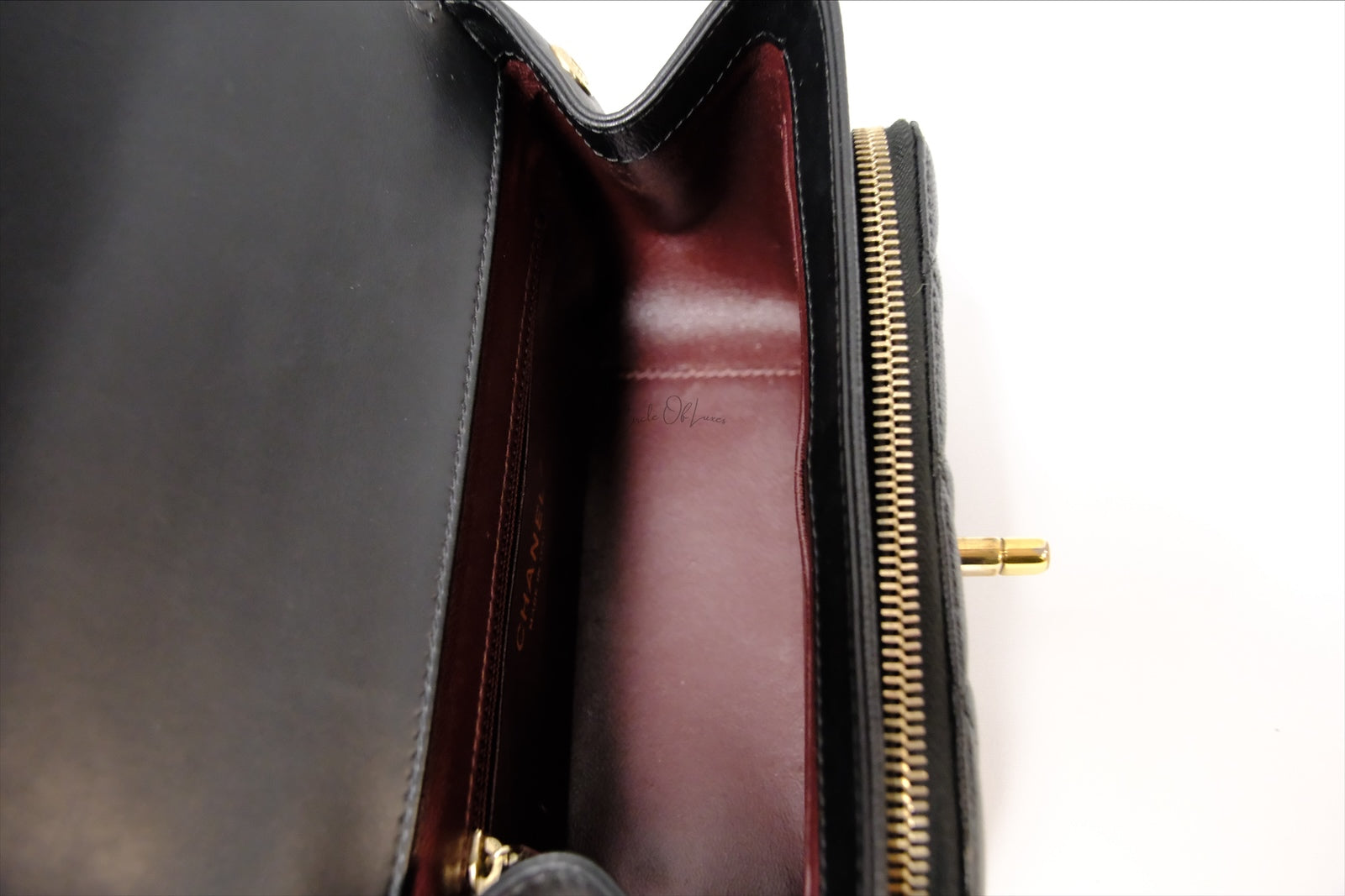 CHANEL SMALL CAVIAR AFFINITY GHW