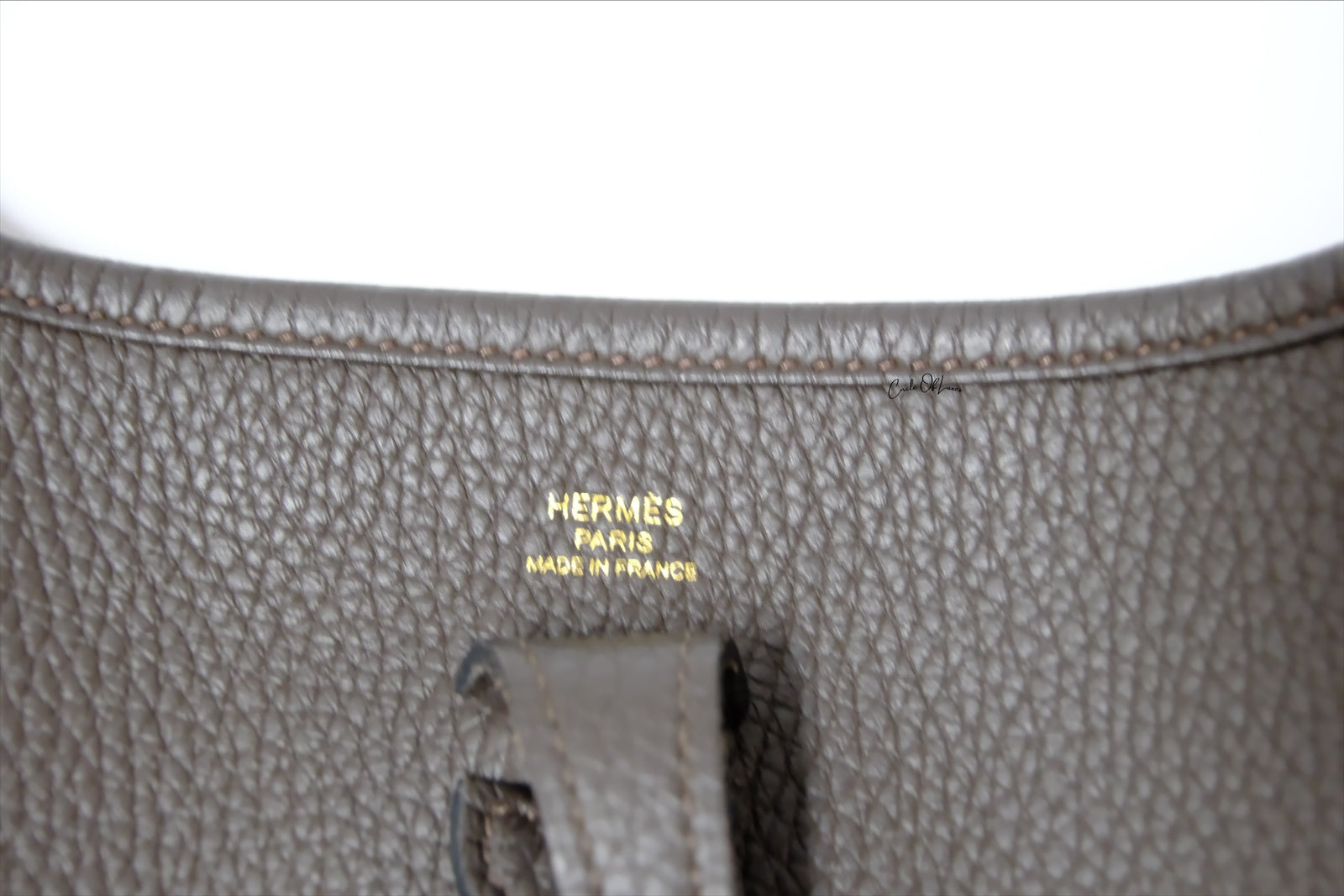 HERMES EVELYNE 23 EBENE GHW STAMP G