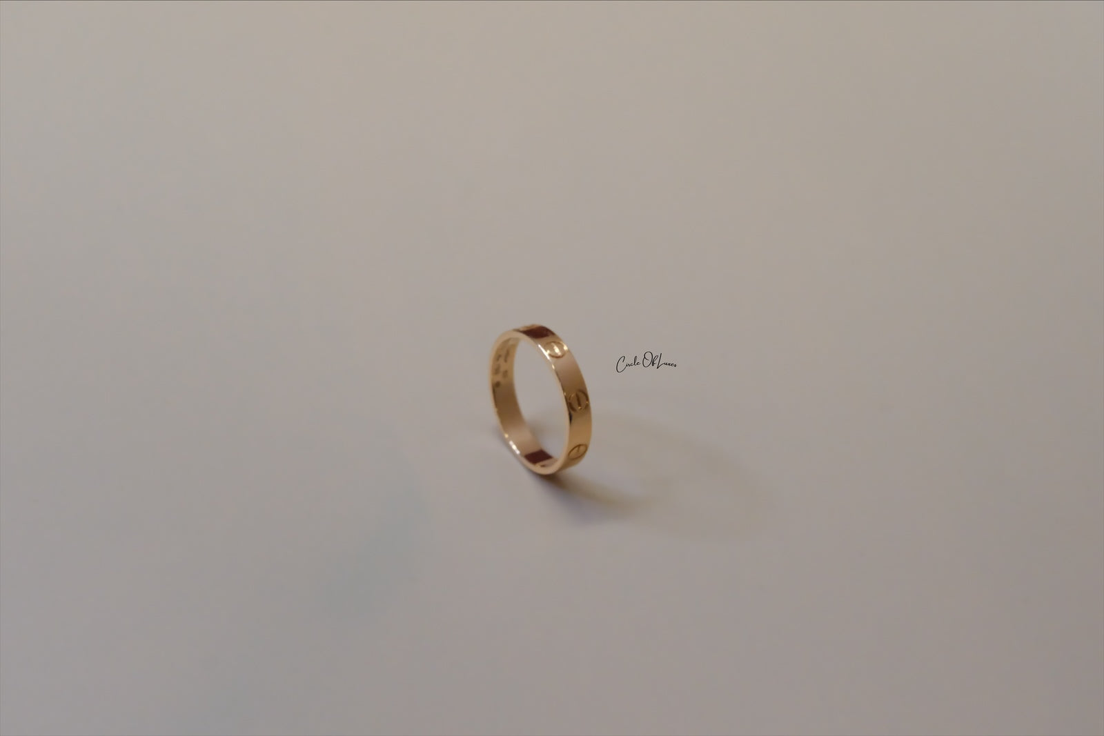CARTIER LOVE RING  SIZE  52 ROSE GOLD  SMALL MODEL