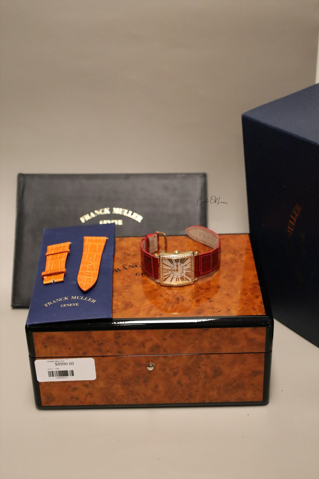 FRANK MULLER MASTER SQUARE 18k ROSE GOLD DIAMOND