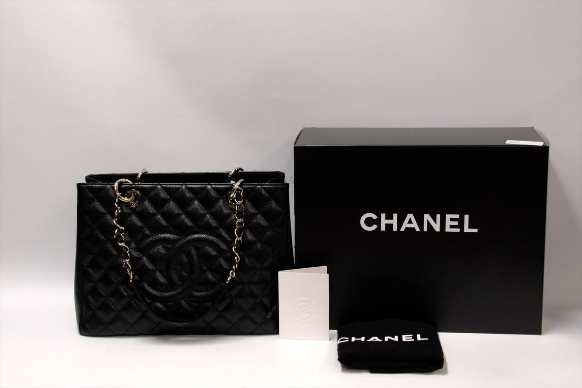 CHANEL BLACK GST CAVIAR SHW