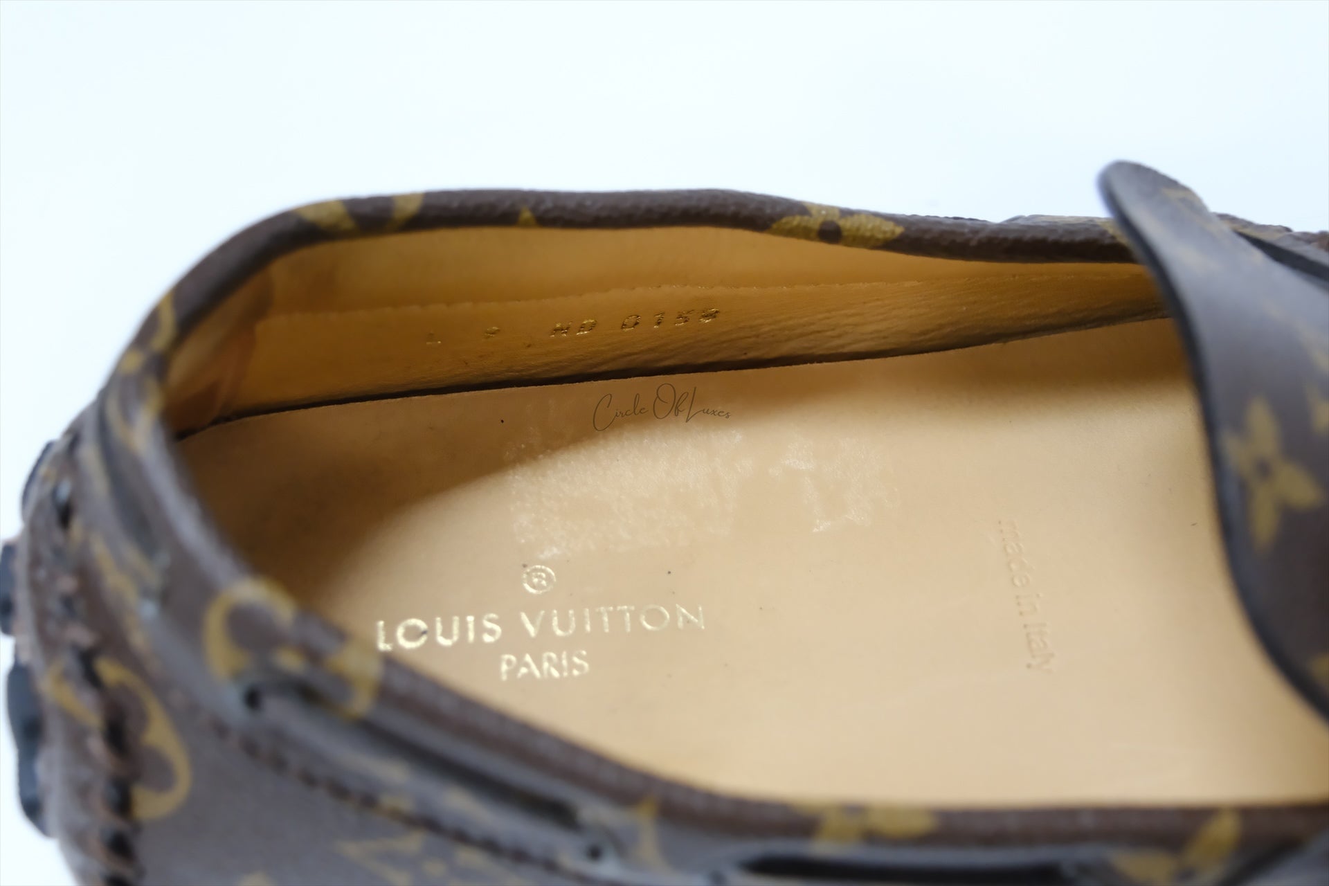 LOUIS VUITTON ARIZONA MOCCASIN SIZE 8 Men