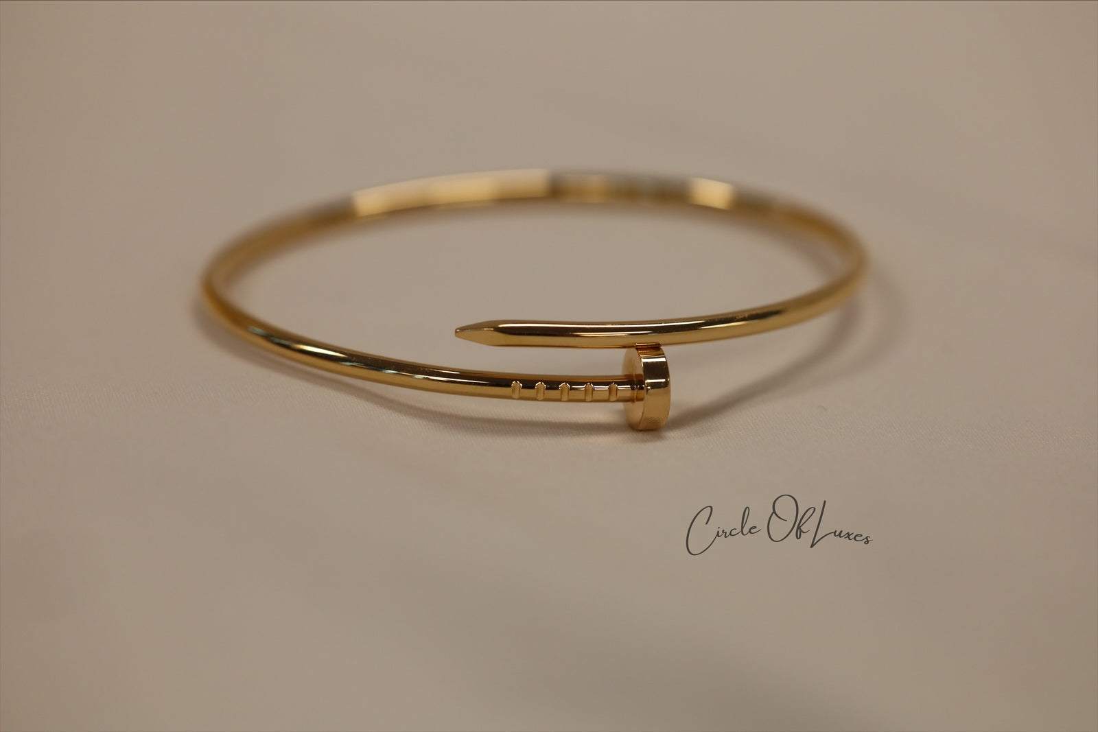 CARTIER JUSTE UNCLOU BRACELET SIZE 15 SMALL MODEL ROSE GOLD