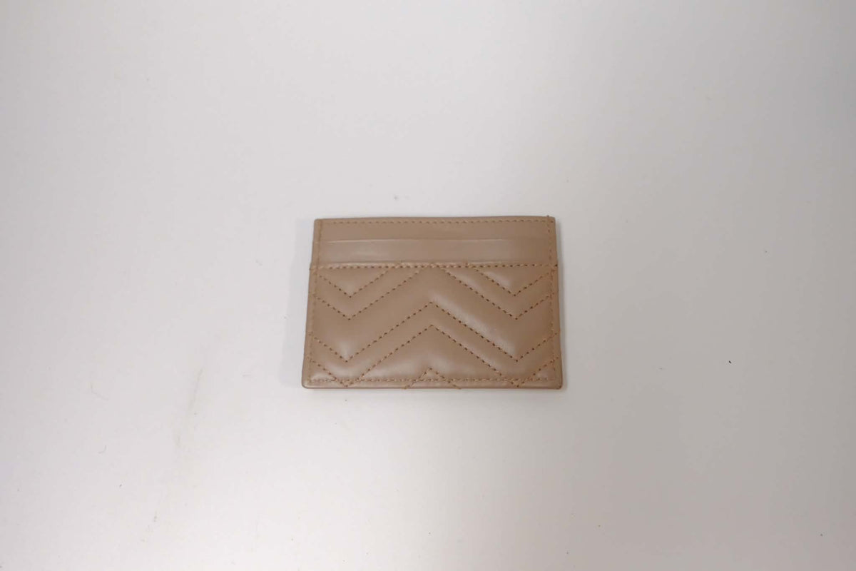 GUCCI MARMONT BEIGE CARD HOLDER