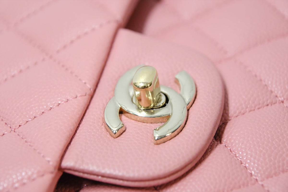 CHANEL CLASSIC SMALL PINK GHW