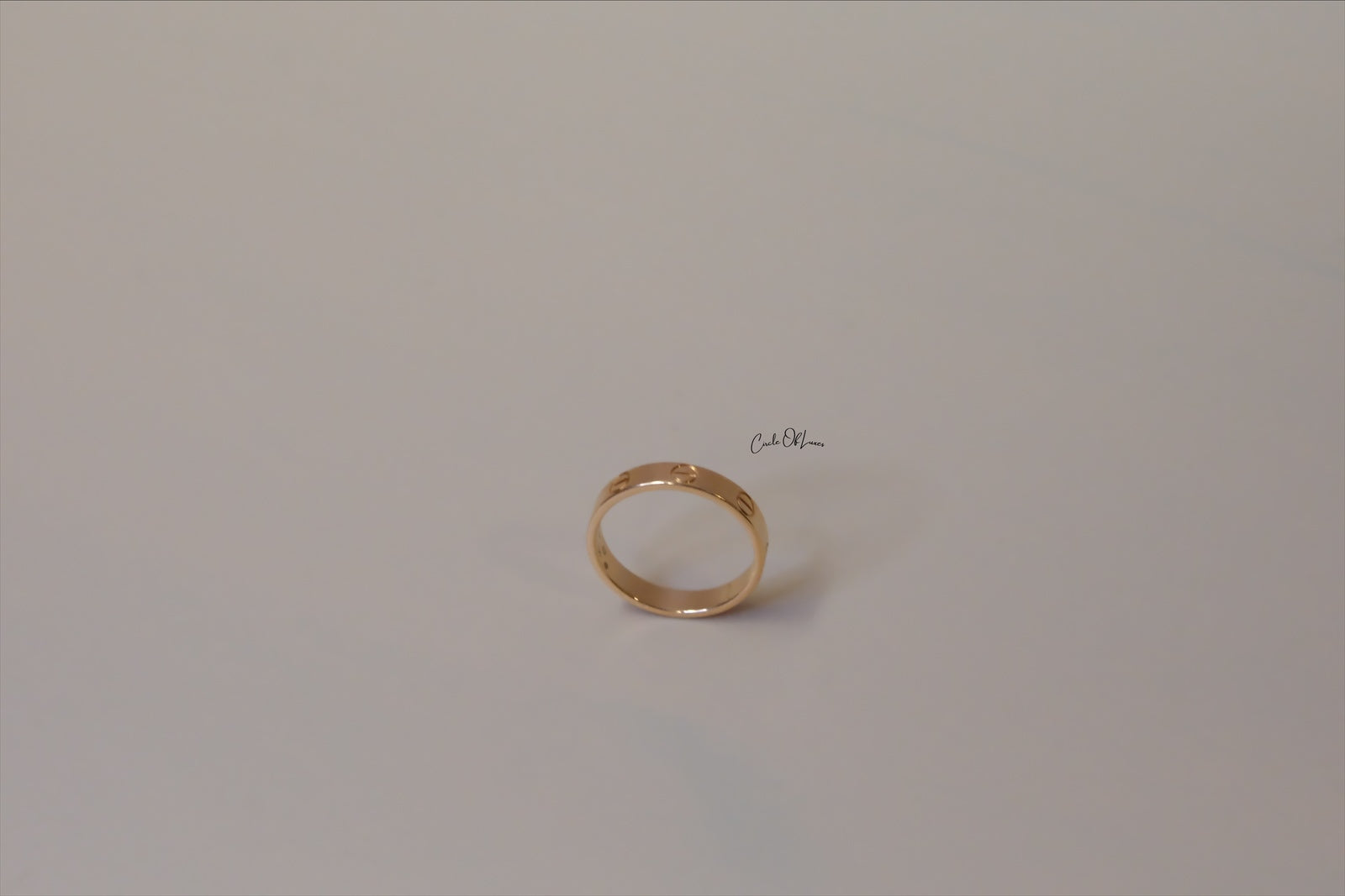 CARTIER LOVE RING  SIZE  52 ROSE GOLD  SMALL MODEL