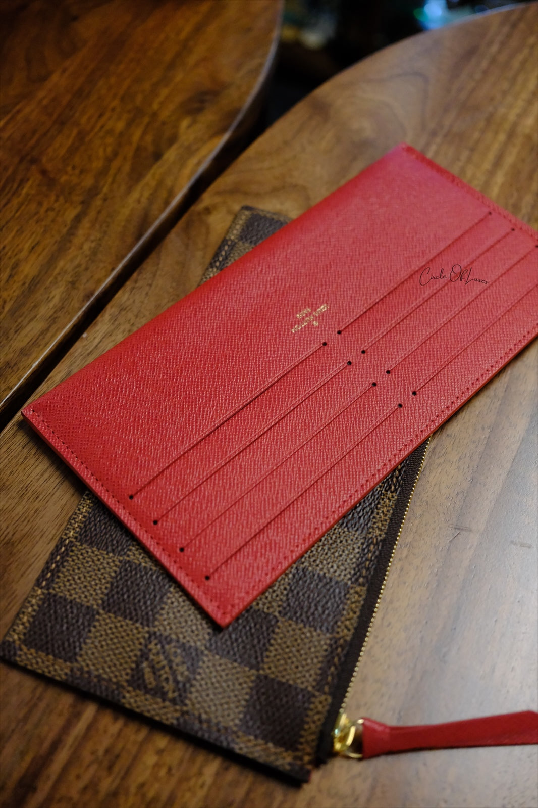 FELEICE POCHETTE DAMIER EBEN ,FULLSET