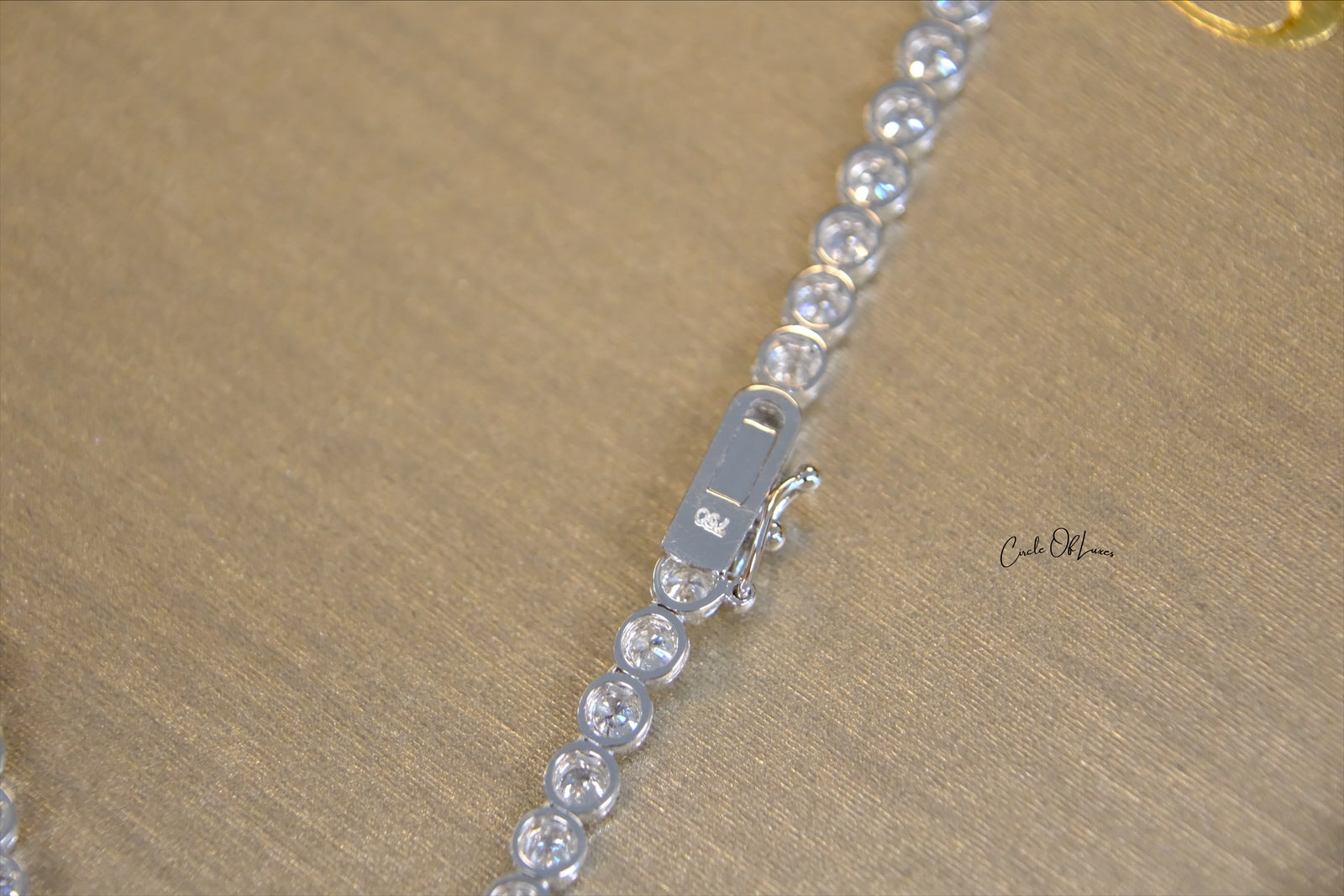 TENNIS NECKLACE DIAMONDS WHITE  GOLD