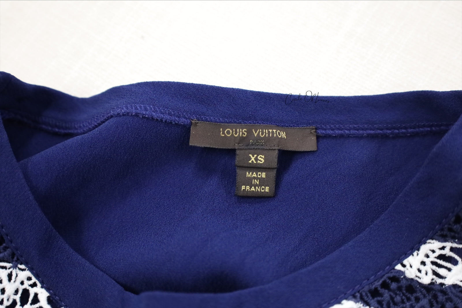 LOUIS VUITTON BLUE T-SHIRT XS