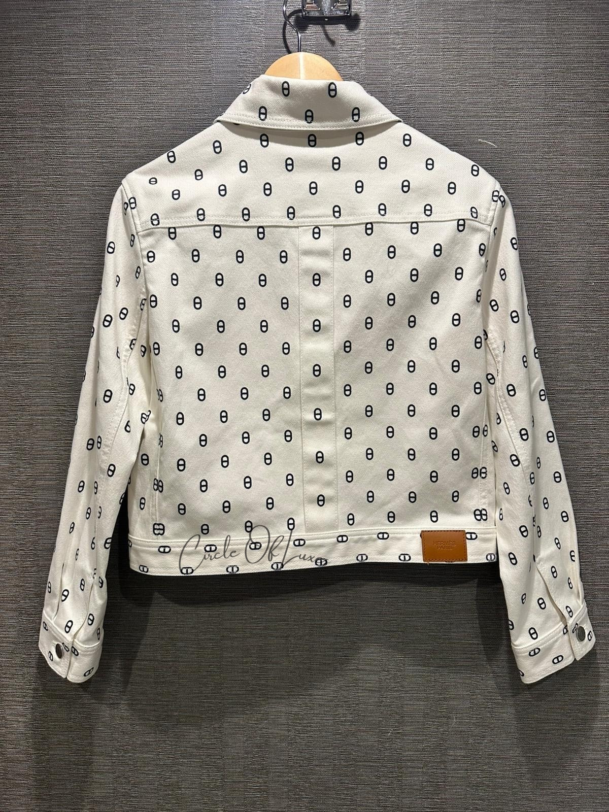 HERMES "Chaine d'Ancre" DENIM JACKET SIZE 40