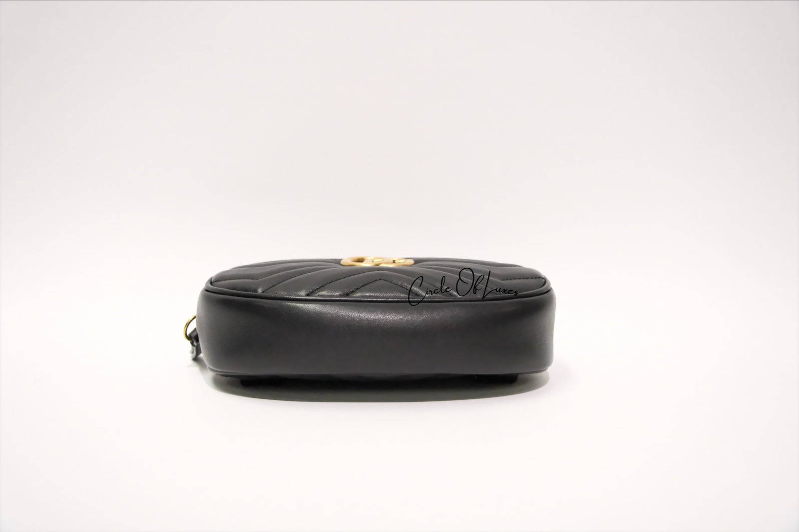 GUCCI MARMONT BUMBAG BLACK MATELASSE