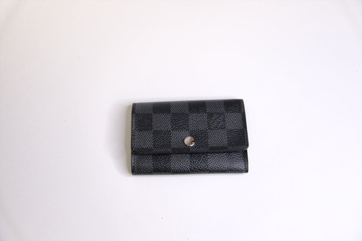 LOUIS VUITTON DAMIER GRAPHITE 6 KEY HOLDER