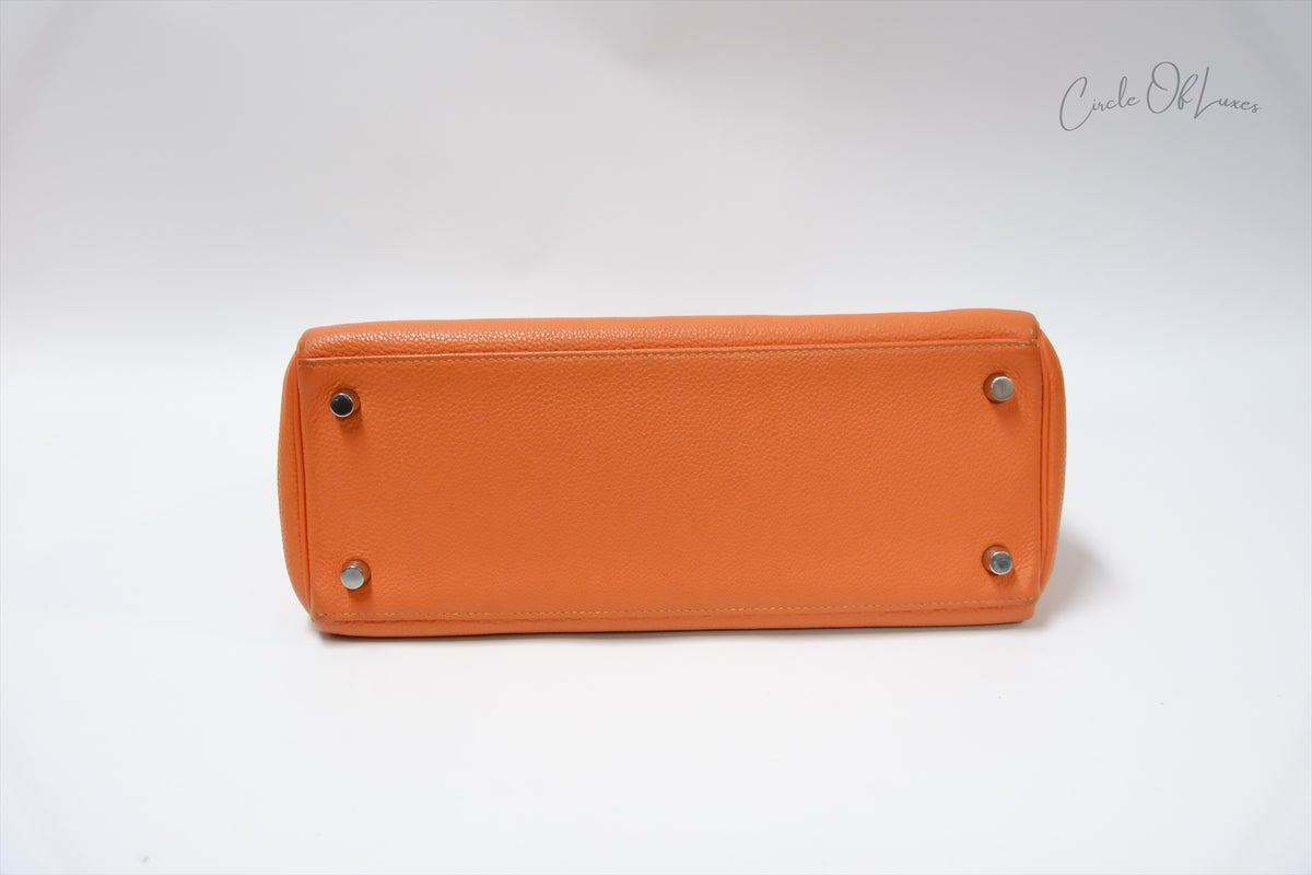 HERMES KELLY 28 TOGO ORANGE SHW