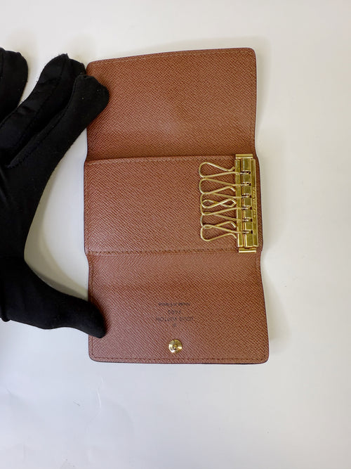 LOUIS VUITTON 6 KEY RINGS MONOGRAM