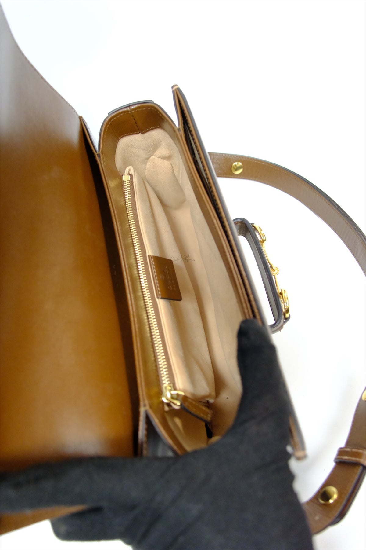 GUCCI HORSEBIT 1955 MEDIUM CANVAS GG SUPREME