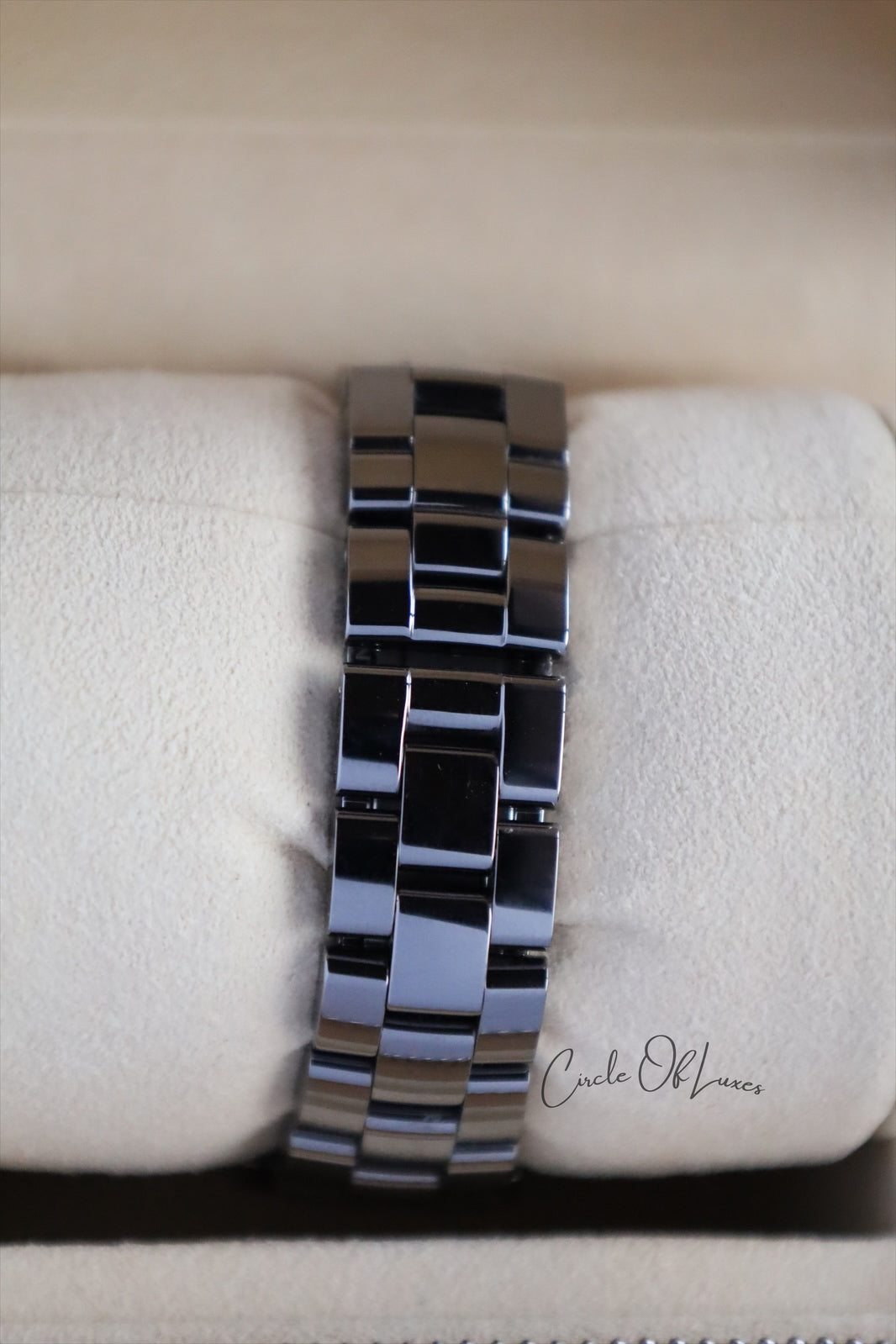 CHANEL J12 CHROMATIC PINK DIAL DIAMOND WATCH 33 MM