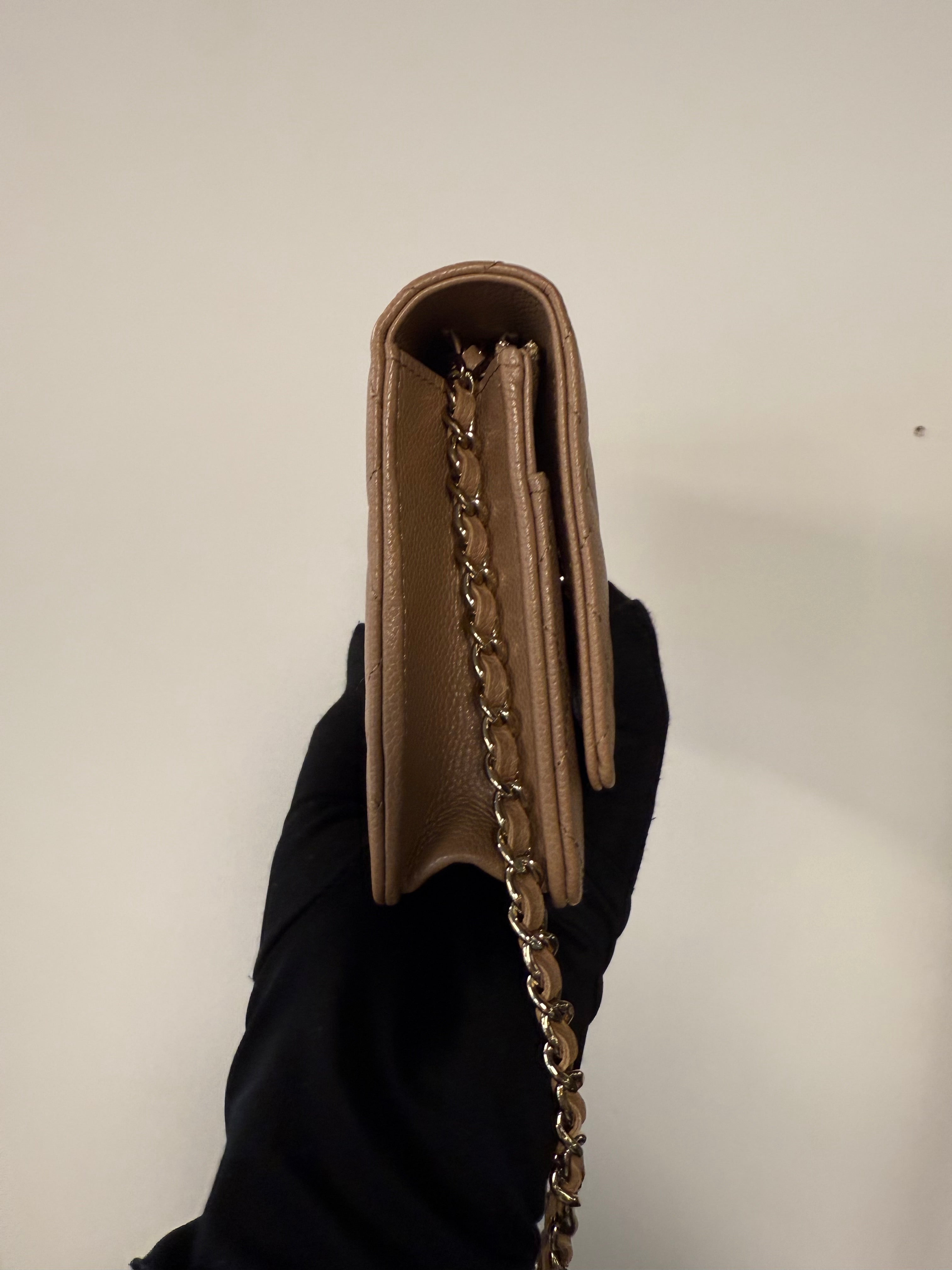 CHANEL WOC BEIGE LIMITED EIDTON CAVIAR GHW