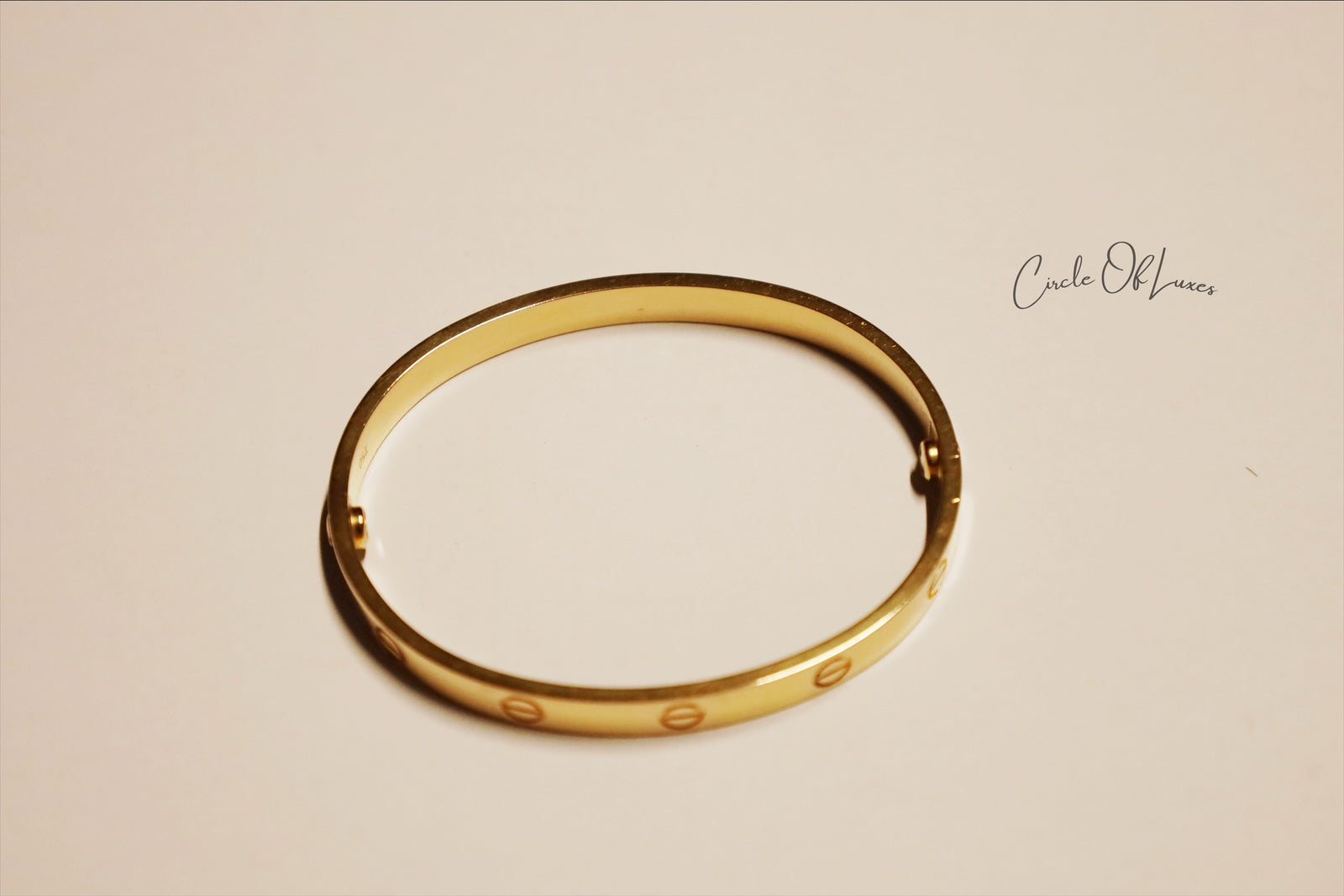 CARTIER LOVE BANGLE YELLOW GOLD SIZE 18 CLASSIC MODEL