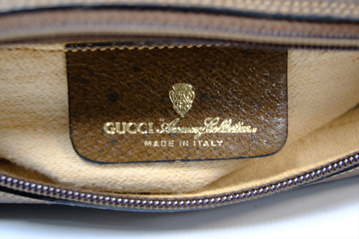 GUCCI VINTAGE CAMERA CANVAS BAG