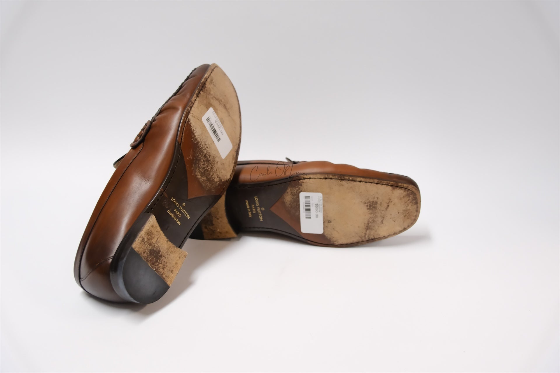 LOUIS VUITTON BROWN LOAFER SIZE 6