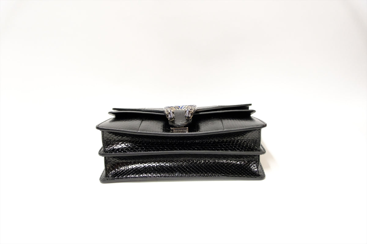 GUCCI DIONYSUS SHOULDER BAG WITH TOP HANDLE BLACK