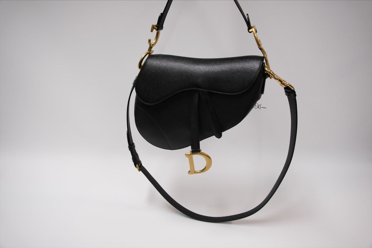 DIOR SADLE DIOR BLACK MEDIUM