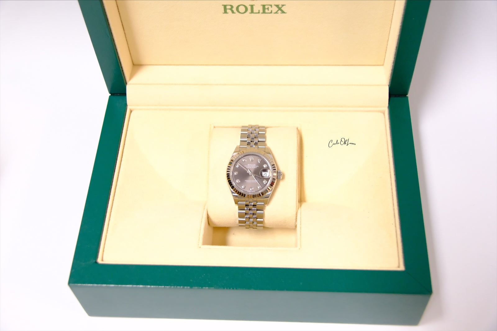 ROLEX 28mm DATE JUST OSYTER STEEL