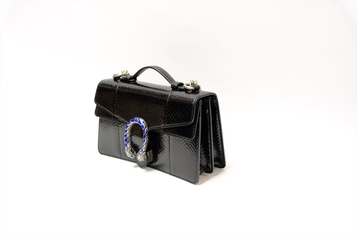 GUCCI DIONYSUS SHOULDER BAG WITH TOP HANDLE BLACK