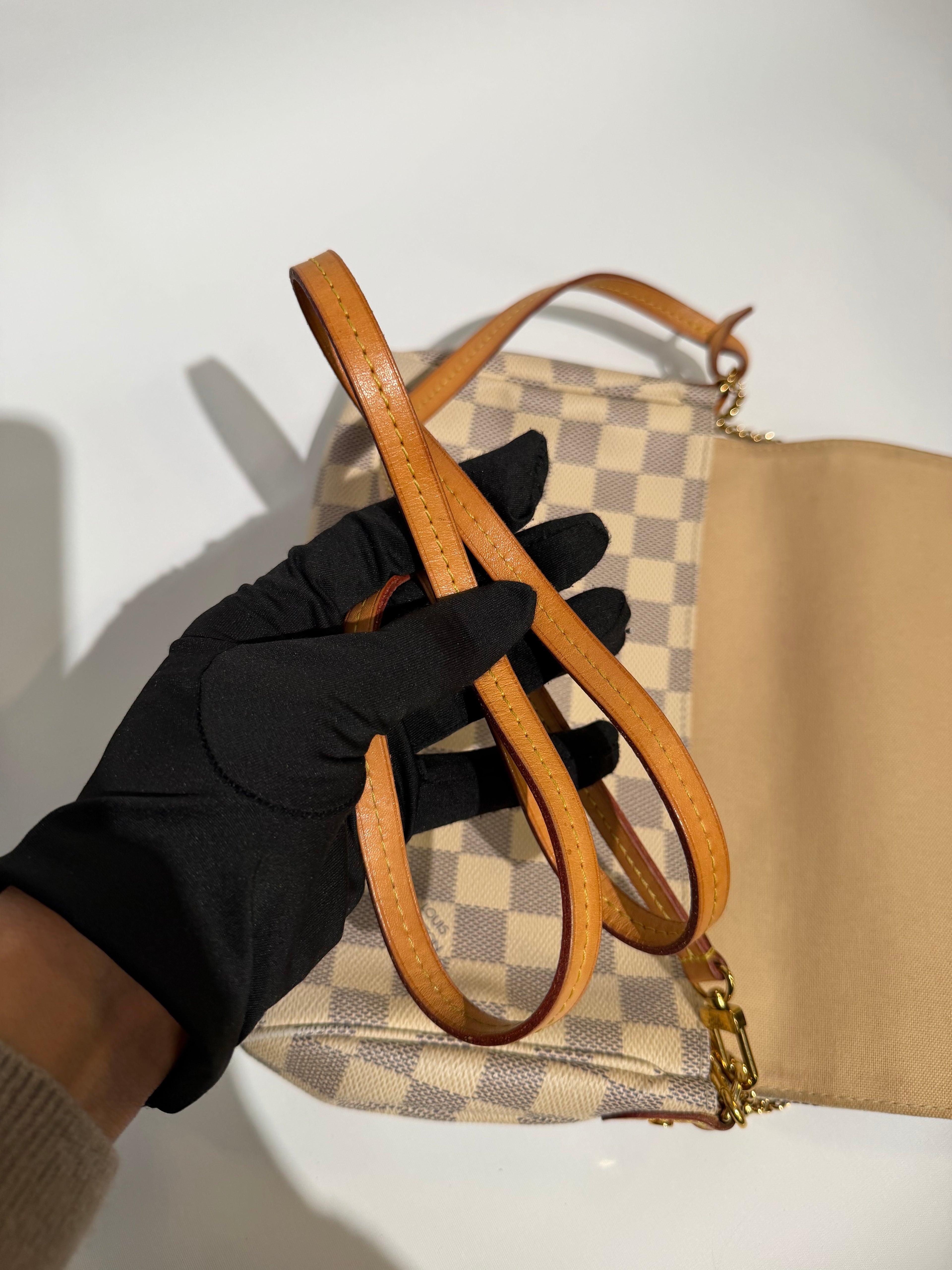 LOUIS VUITTON FAVORITE MM DAMIER AZUR