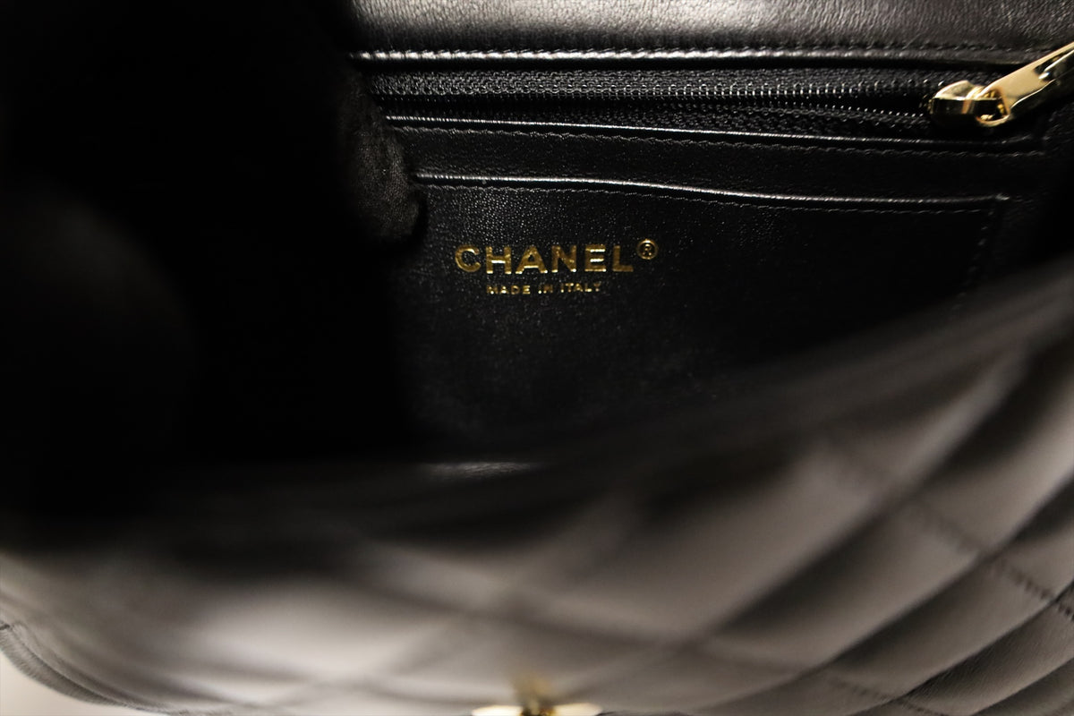 CHANEL CLASSIC MINI LAMBSKIN  GHW BAG