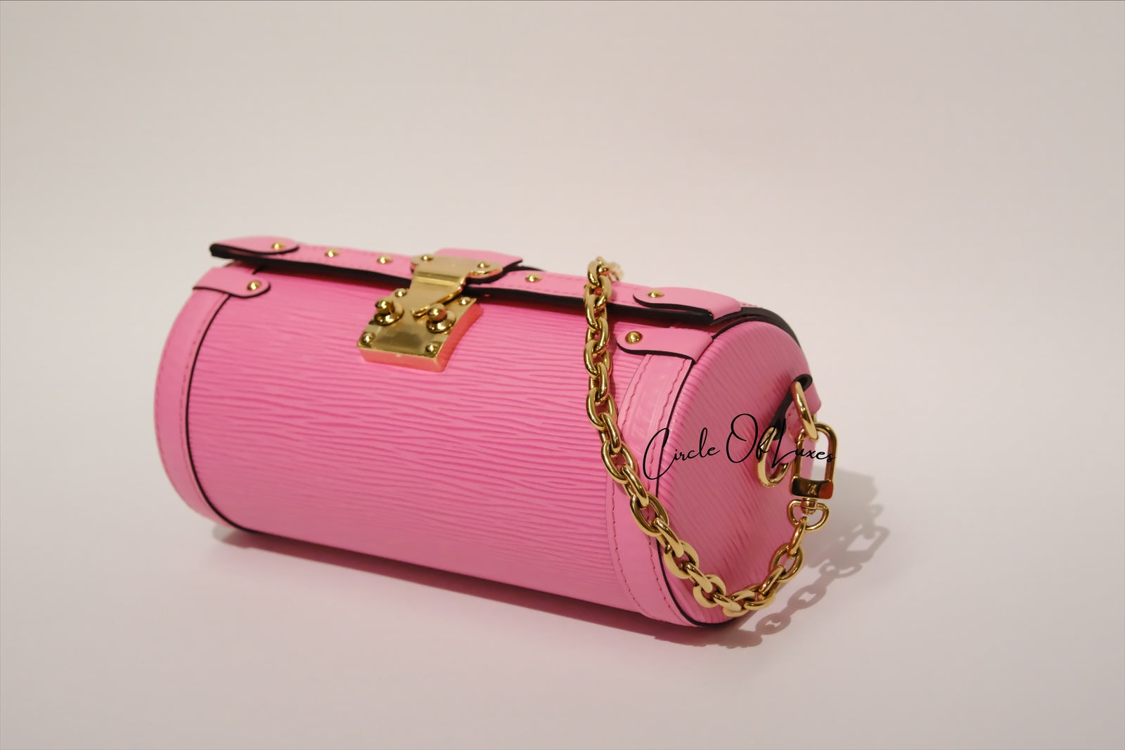 LOUIS VUITTON  PINK PAPILLON EPI GHW