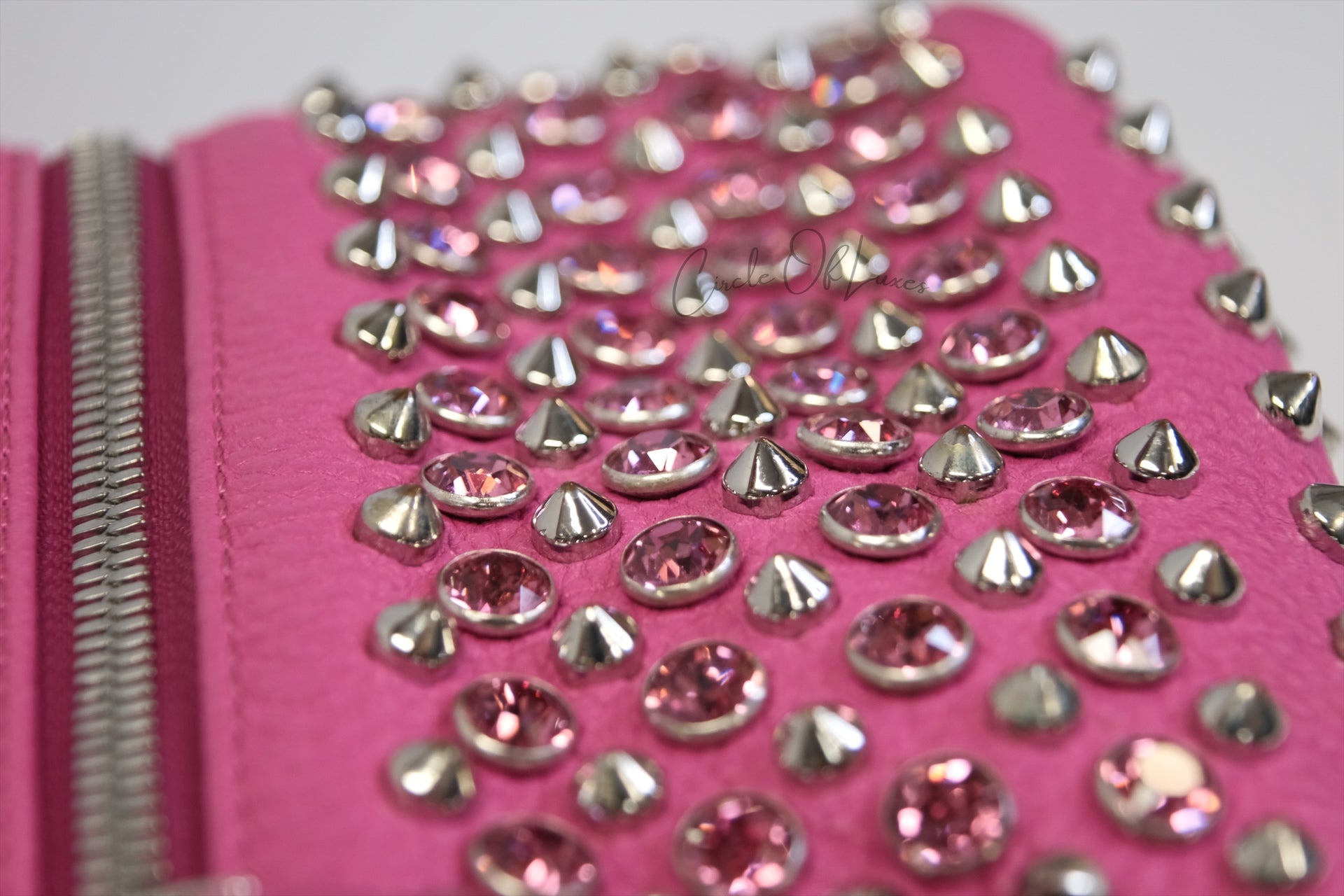 MCM Stark Studded swarovski Backpack  Pink