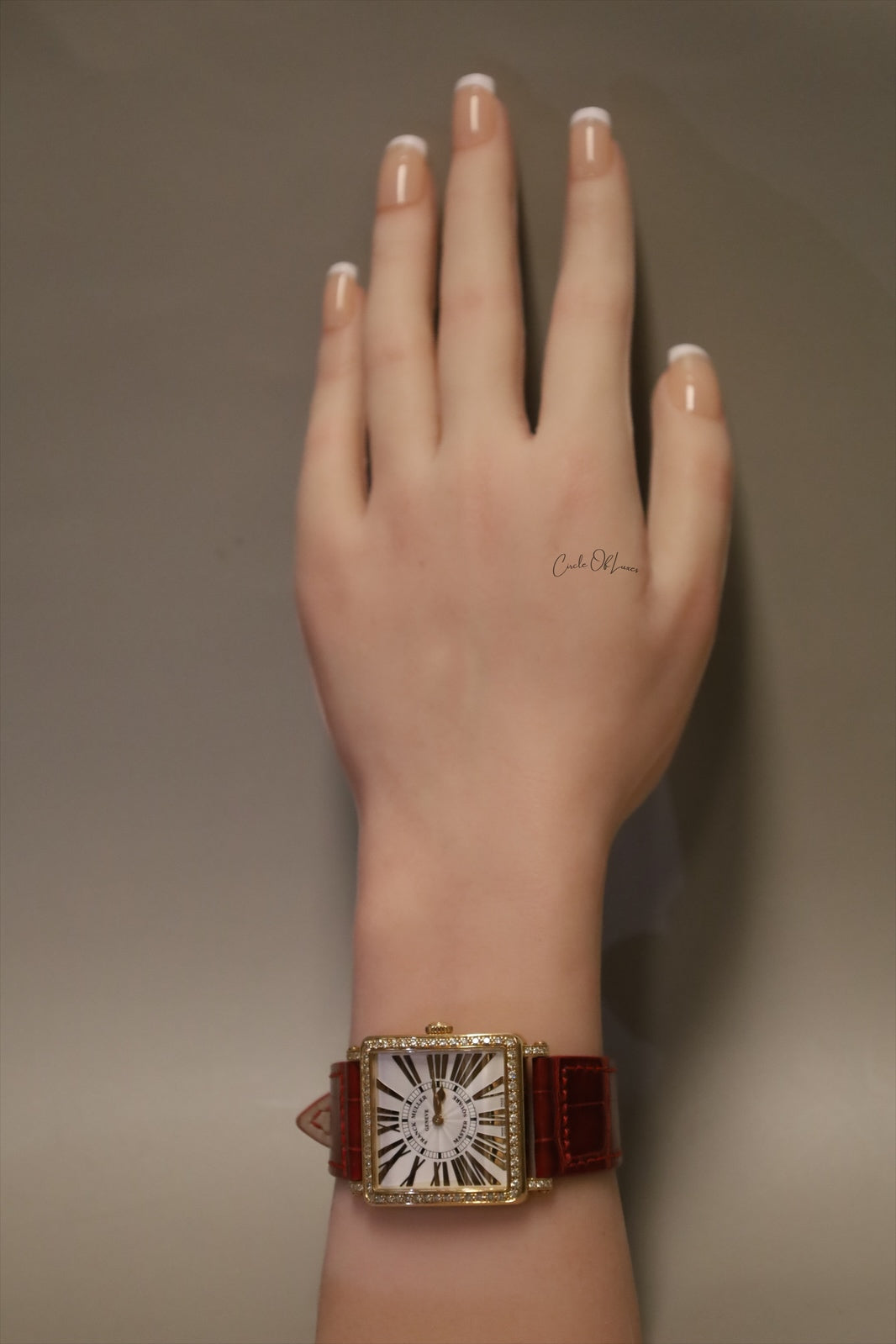 FRANK MULLER MASTER SQUARE 18k ROSE GOLD DIAMOND