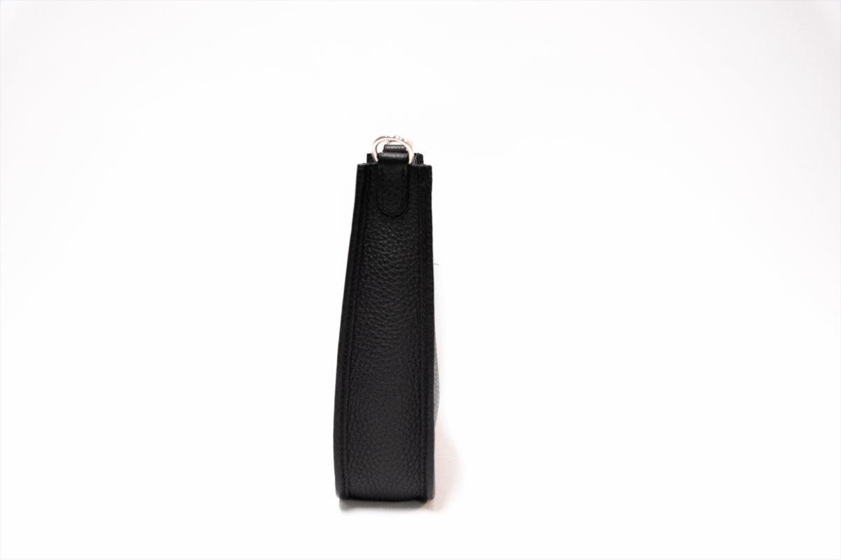 HERMES MINI EVELYNE NOIR SHW STAMP K