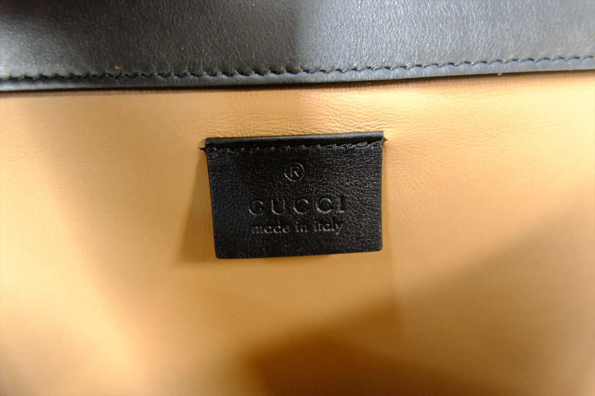 GUCCI DIONYSUS SHOULDER BAG WITH TOP HANDLE BLACK
