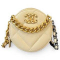 CHANEL 19 ROUND CLUTCH WITH CHAIN