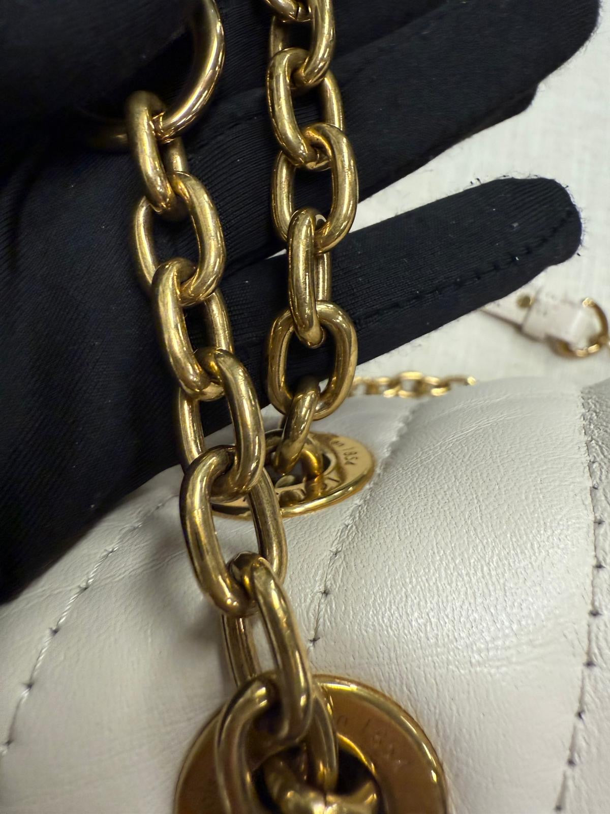LOUIS VUITTON  NEW WAY MM IVORY CHAIN BAG