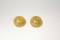 CHANEL VINTAGE CLIP-ON 24k GOLD PLATED