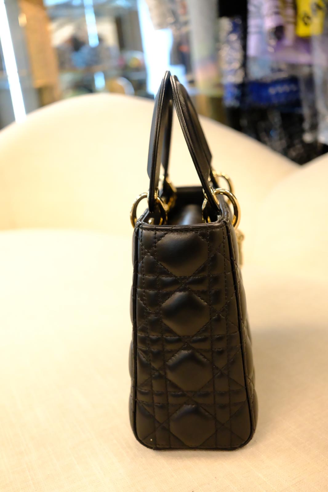 CHRISTIAN DIOR LADY DIOR MY ABCDIOR BAG GHW