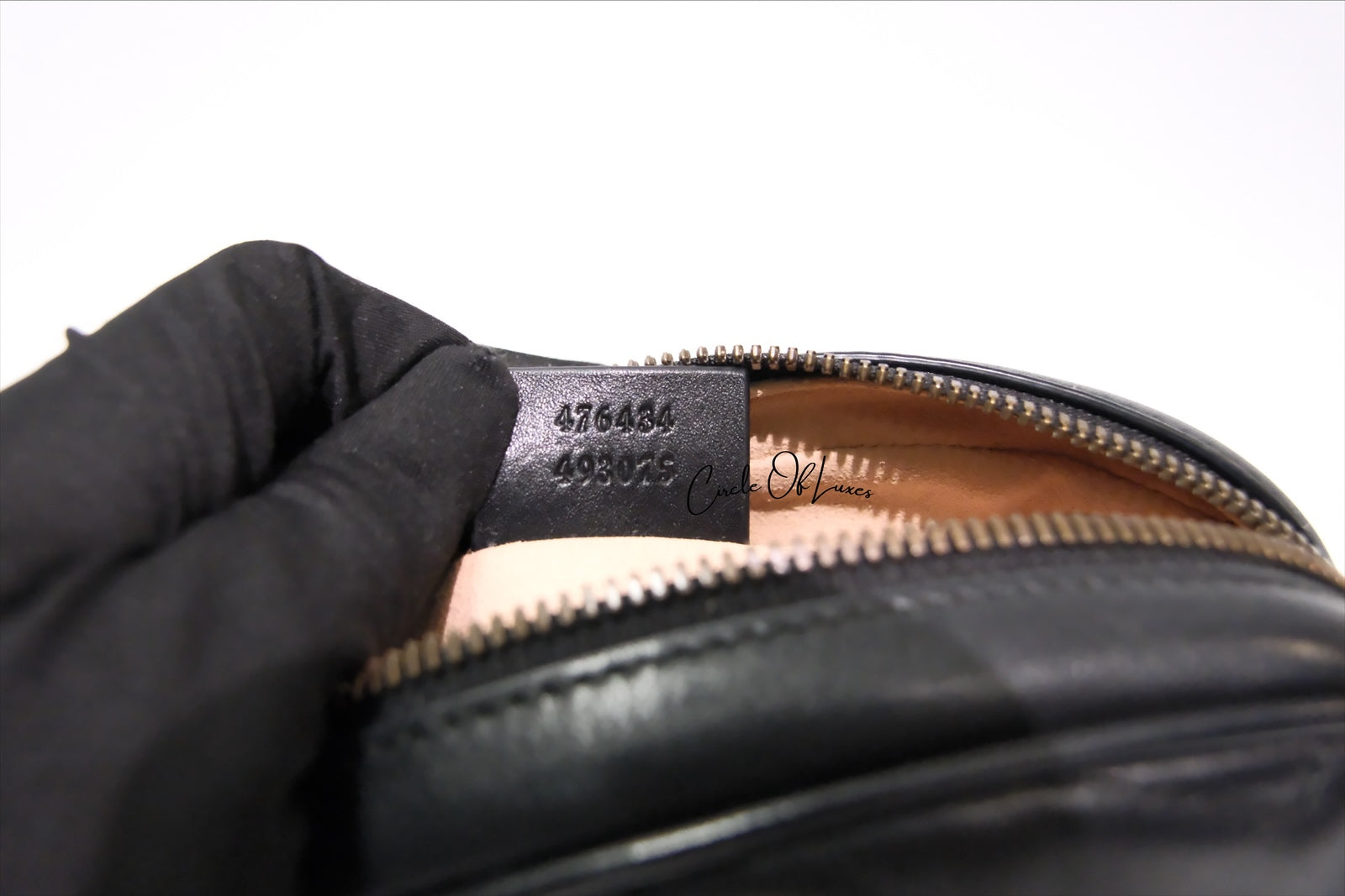 GUCCI MARMONT BUMBAG BLACK MATELASSE