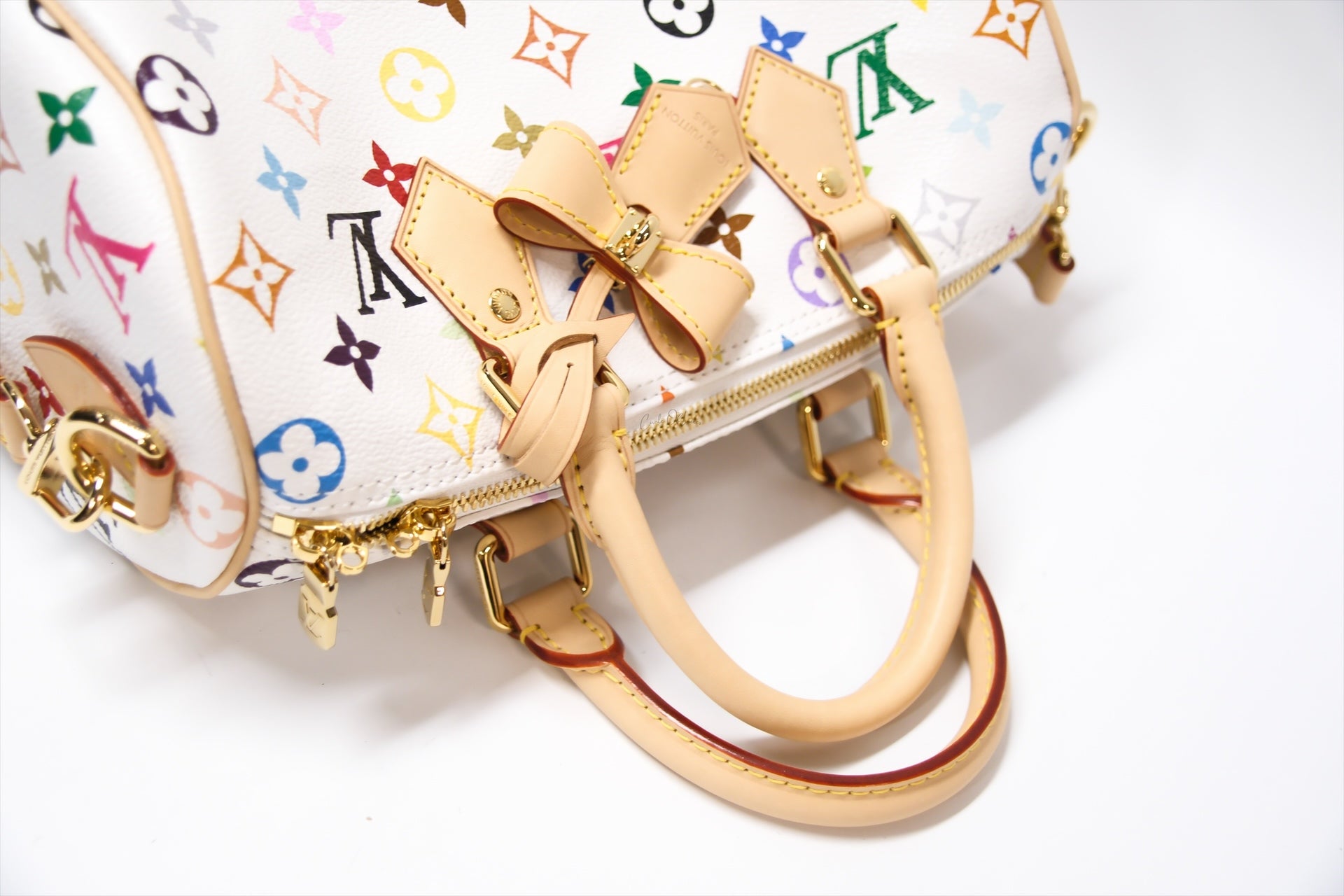 LOUIS VUITTON x TM WHITE MUTIL COLOUR SPEEDY 25