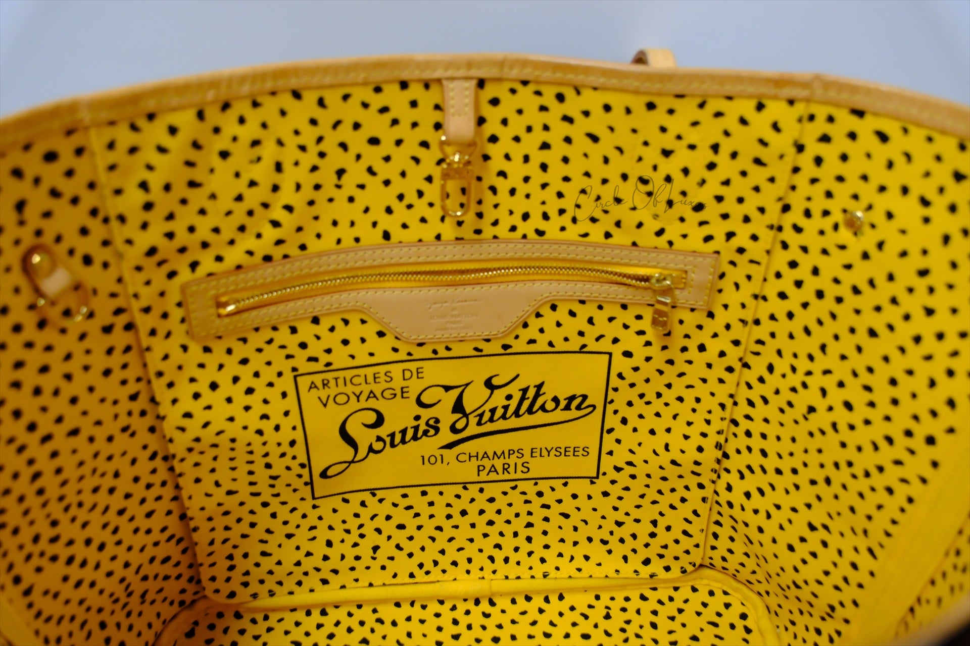 LOUIS VUITTON  NEVERFULL MM YAJOI KUSAMA LIMITED EDITION