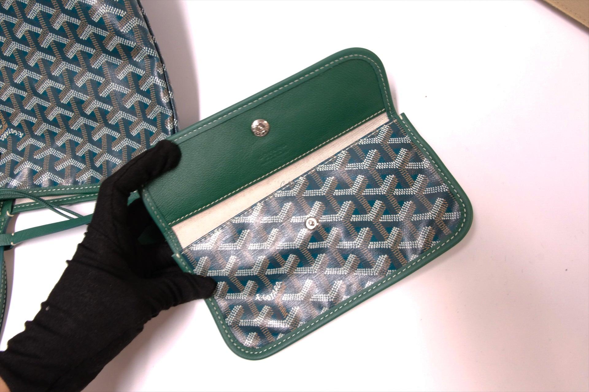GOYARD SAINT LOUIS PM WITH CLIP