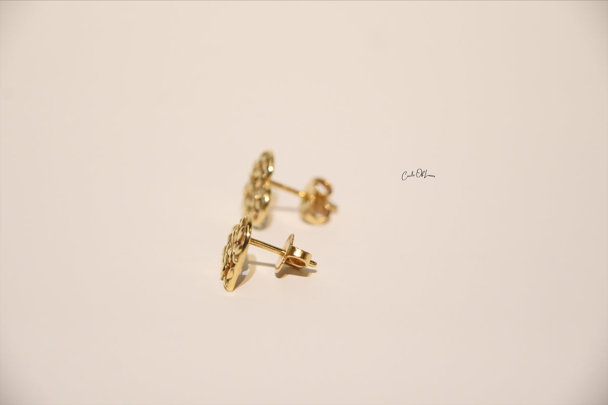TIFFANY x PALOMA PICASSO OLIVE LEAF HEART EARRING 18k GOLD